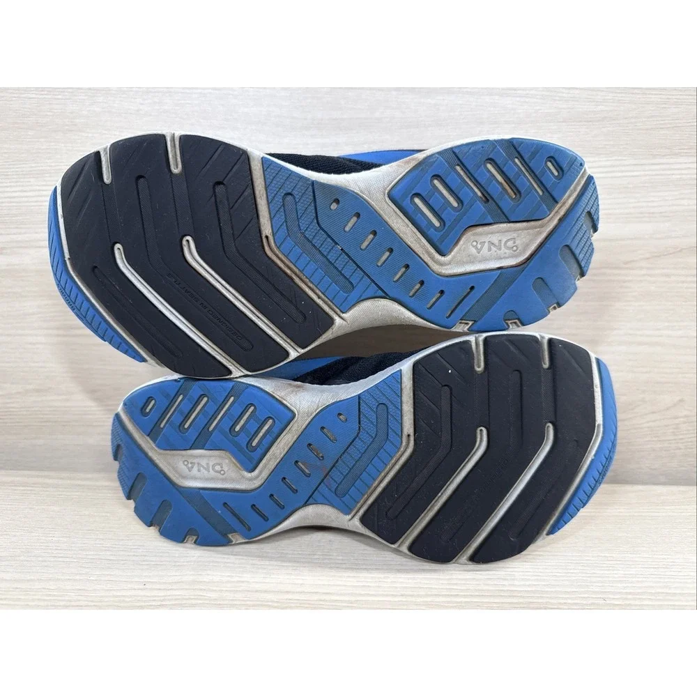 Brooks Launch 8 Running Shoes Mens Size 7 Black Blue 1103581D018‎ Sneakers